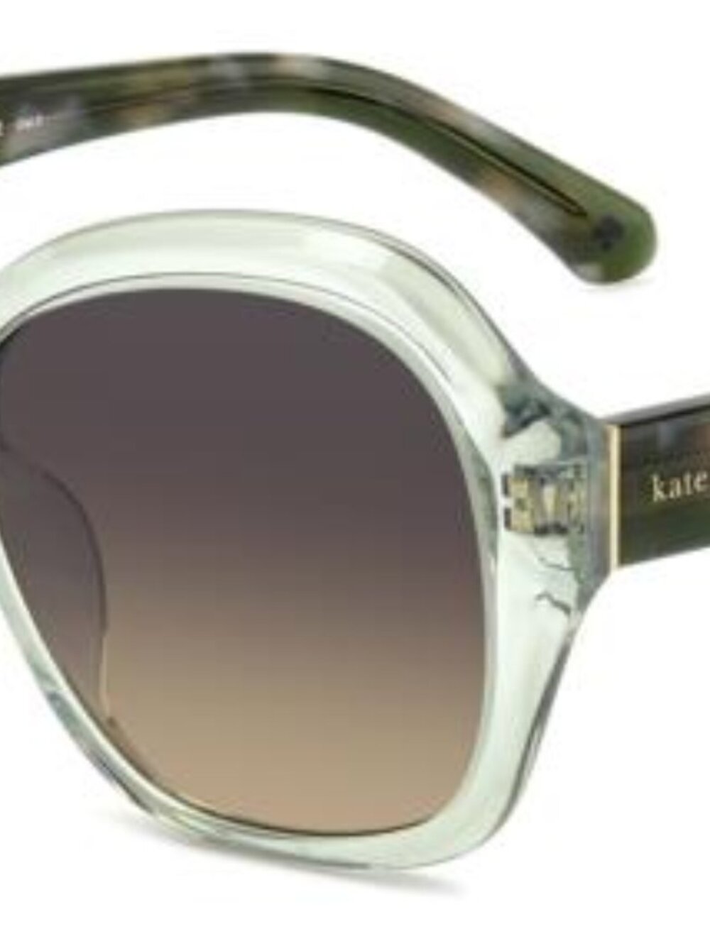 NEW KATE SPADE LOTTIE/G/S 01EDPR GREEN BROWN LENS AUTHENTIC SUNGLASSES S spect_f - Picture 2 of 5
